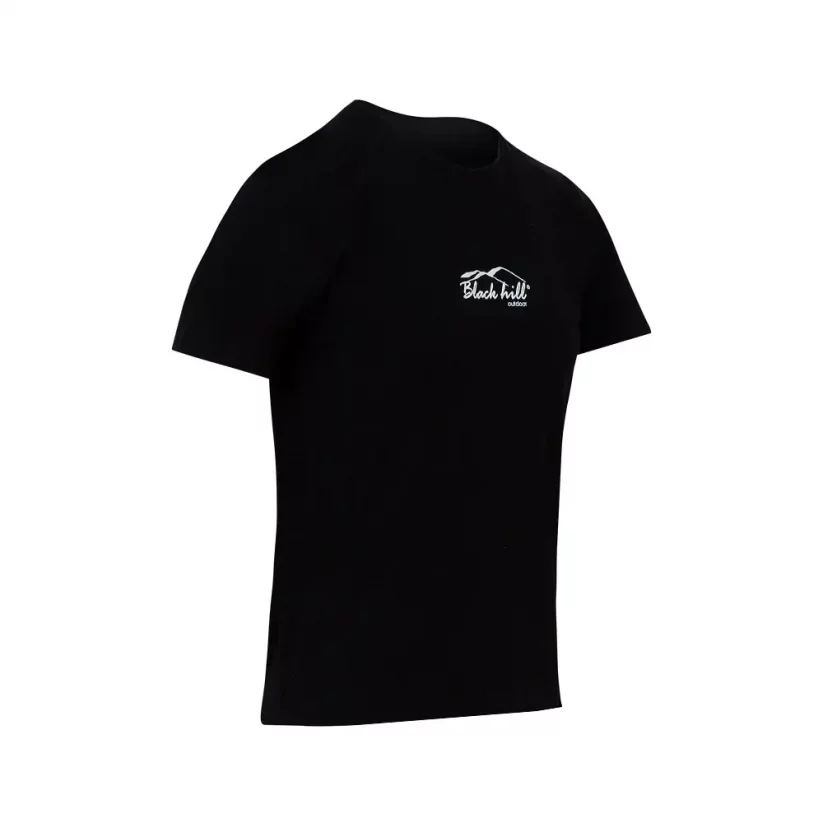 Pánske merino tričko KR S140 - čierne - Veľkosť: S