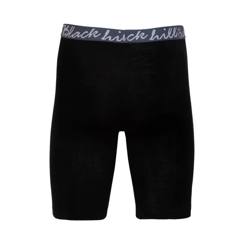 Men's merino/silk boxer shorts KIMI 3/4, S/M black 2Pack - Size: XXL - 2Pack