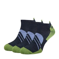 Black hill outdoor letné merino ponožky GÁPEĽ - antracit/zelené 3Pack