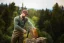 Men’s merino trousers Hiker cargo II HD Khaki