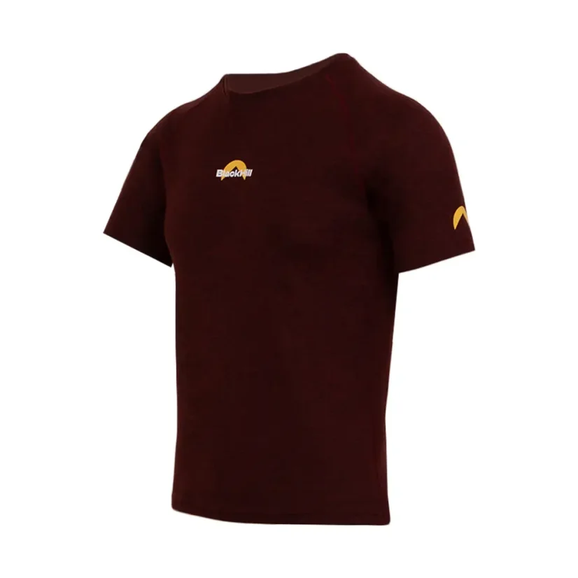 Pánske merino tričko KR S160 - bordové