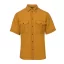 Men's merino shirt Trapper short sleeve - Mustard - Size: XXXL
