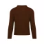 Men’s merino sweater Dali - Brown - Size: L