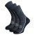 Black hill outdoor merino ponožky ĎUMBIER - Antracit 3Pack