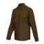 Pánska merino košeľa Trapper zelená khaki - dlhý rukáv - Veľkosť: XXL