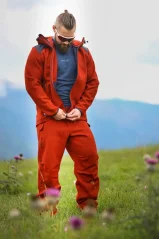 Pánske merino nohavice SHERPA II tehlová