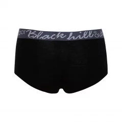 Women's merino/silk panties GINA M/S black