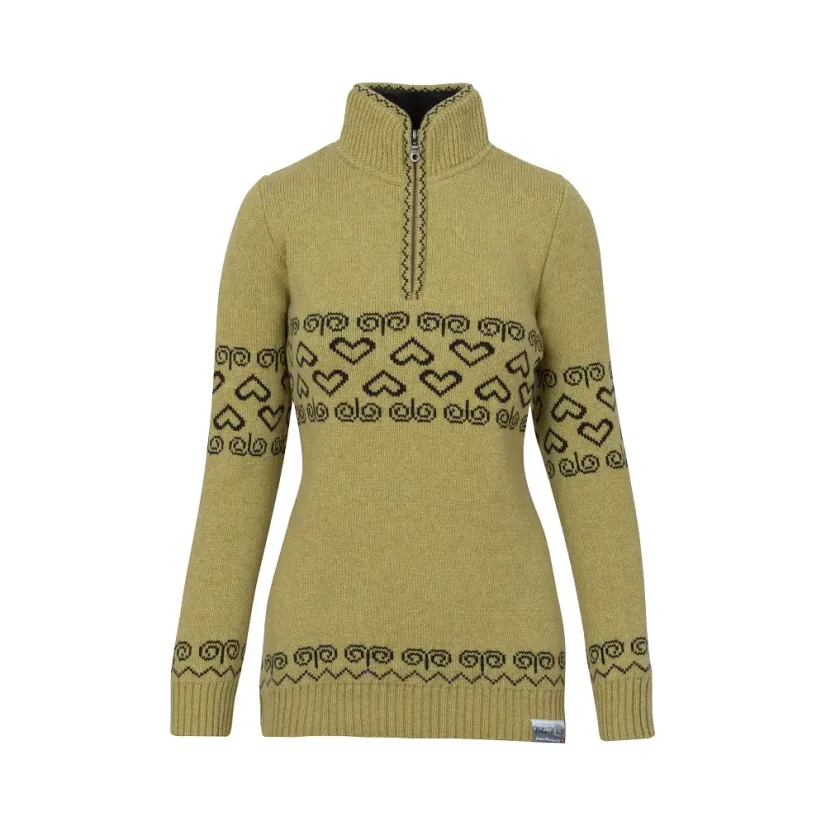 Ladies merino sweater Patria  -  Citrus - Size: S
