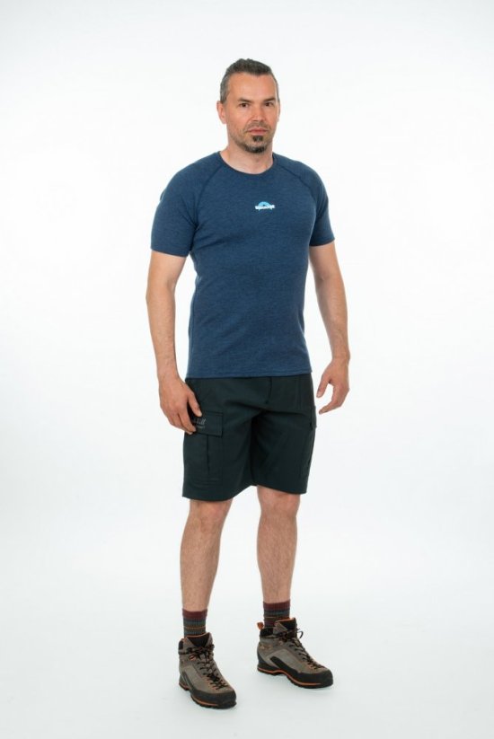 Men's merino T-shirt KR S160 - blue
