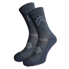 Black hill outdoor merino ponožky CHOPOK - Antracit 2Pack
