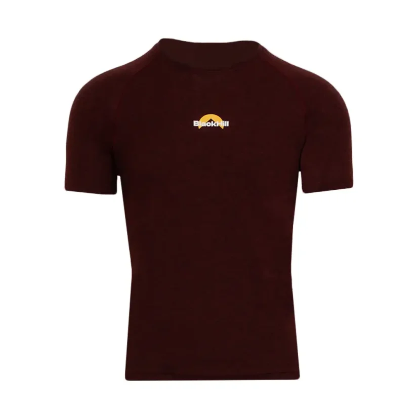 Pánske merino tričko KR S160 - bordové