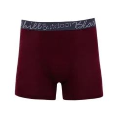 Pánske merino/hodváb boxerky GINO M/S - bordové