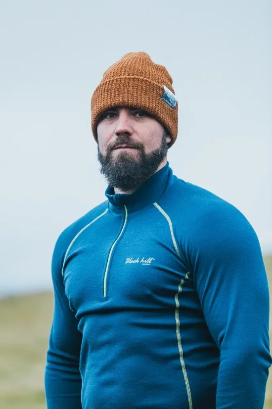 Merino čiapka Arctic II - škoricová