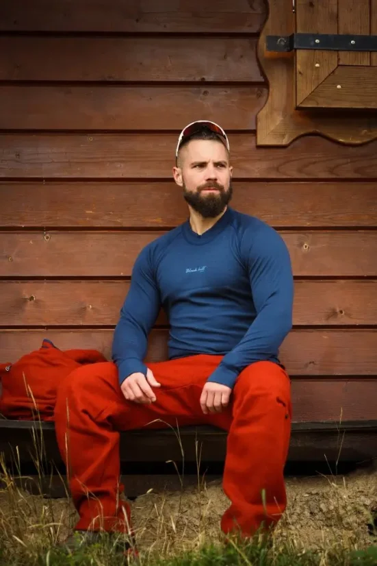 Pánske merino nohavice SHERPA II tehlová - Veľkosť: XXL