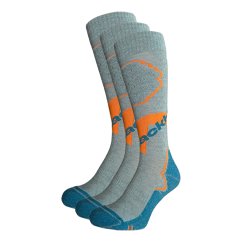 Merino lyžiarske podkolienky SkiTour Performance/anatomic light- modré 3Pack