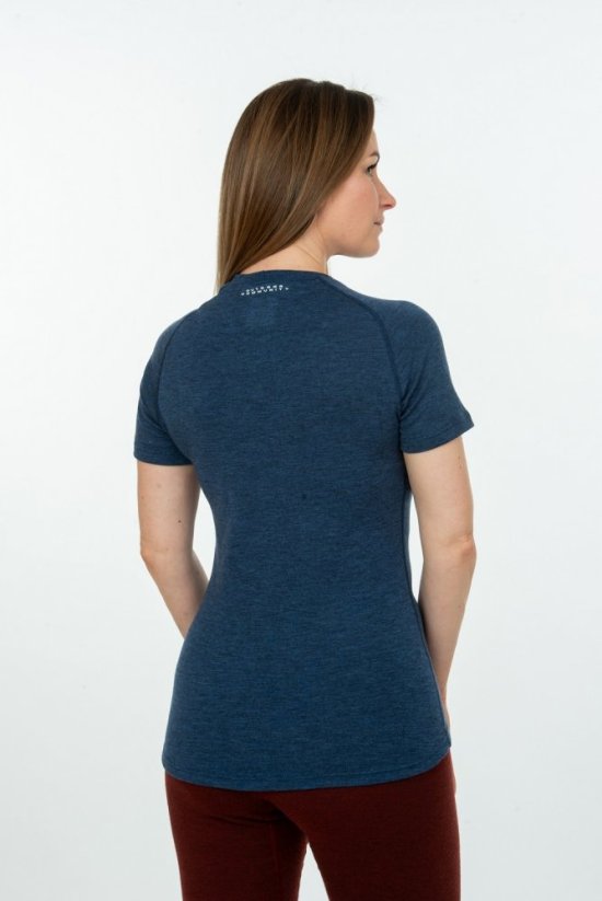 Dámske merino tričko KR S160 - modré