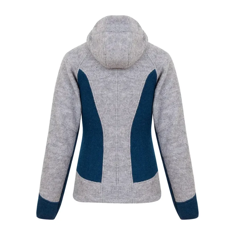 Ladies merino jacket Fatra Grey/Blue