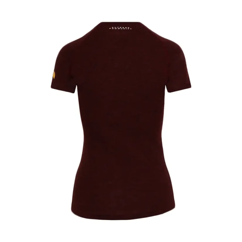Dámske merino tričko KR S160 - bordové - Veľkosť: M
