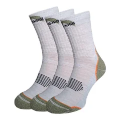 Black hill outdoor merino ponožky CHOPOK - béžové/zelené 3Pack