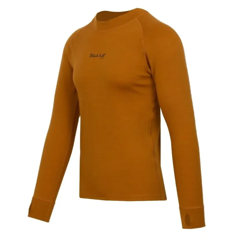 Pánske merino tričko DR WP250 - horčicové