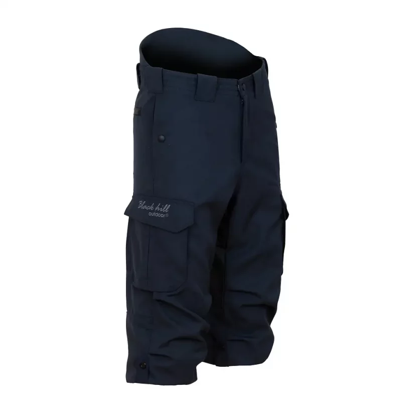 Men’s merino trousers Hiker cargo II HD Blue - Size: S
