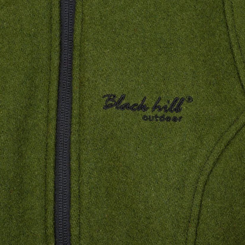 Ladies merino coat Slavena Green