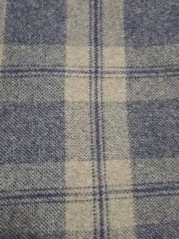 Merino blanket Warmi - Blue-dark