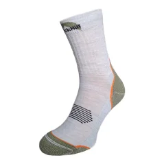 Black hill outdoor merino ponožky CHOPOK - béžová/zelená