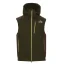 Men’s merino vest Vepor Green/brown