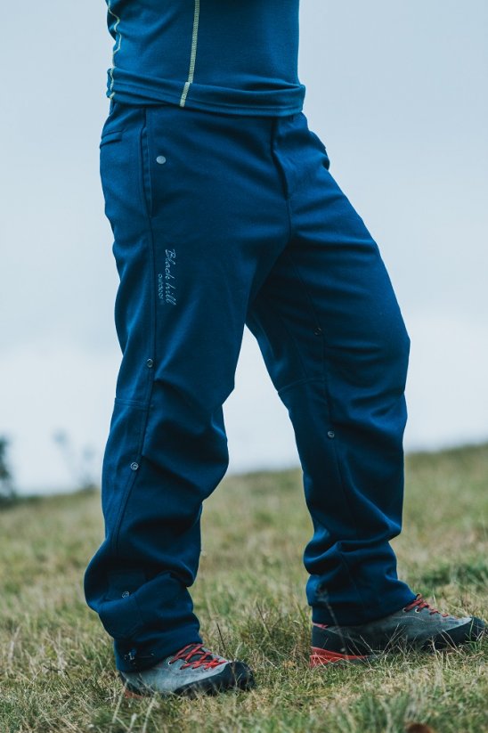 Men’s merino trousers Sherpa II Blue - Size: M