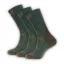 Black hill outdoor merino ponožky CHOPOK - zelené 3Pack - Veľkosť: 35-38 - 3Pack