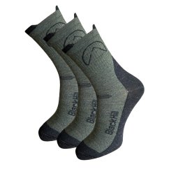 Black hill outdoor letné merino ponožky CHABENEC - zelené 3Pack