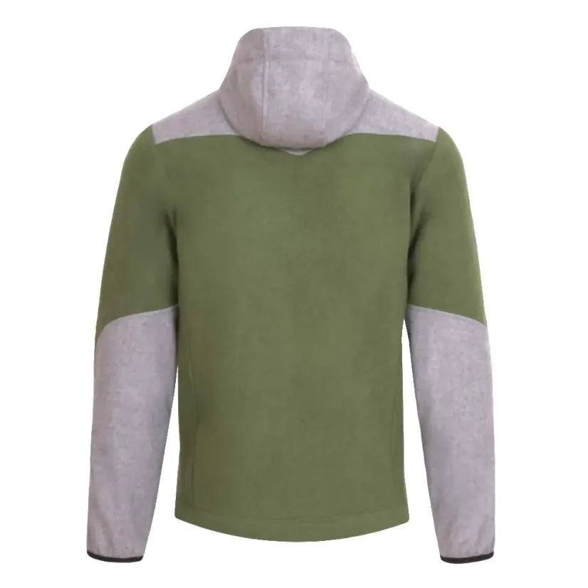 Men’s merino jacket Perun II  Green/Grey - Size: L