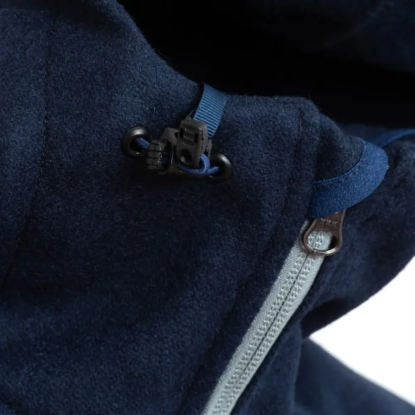 Pánská merino bunda PERUN - tmavě modrá - Velikost: M
