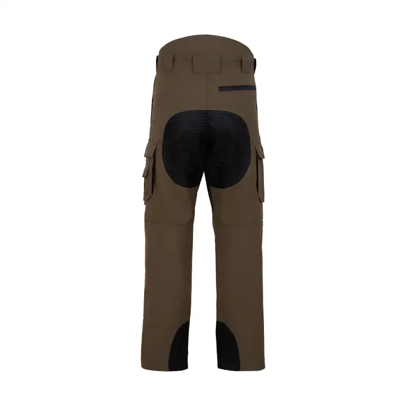 Men’s merino trousers Hiker cargo II HD Khaki - Size: M