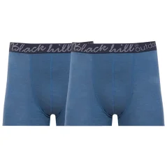 Pánske merino/hodváb boxerky GINO M/S - modré 2Pack