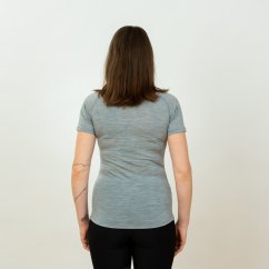 Dámske merino tričko KR S140 - Sivá