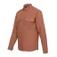 Men's merino shirt Trapper long sleeve - Brick - Size: M