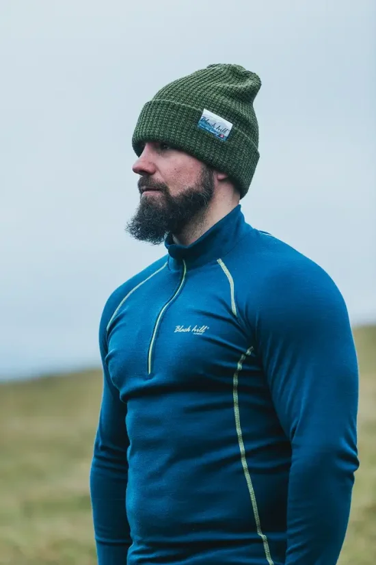 Merino čiapka Arctic II - zelená