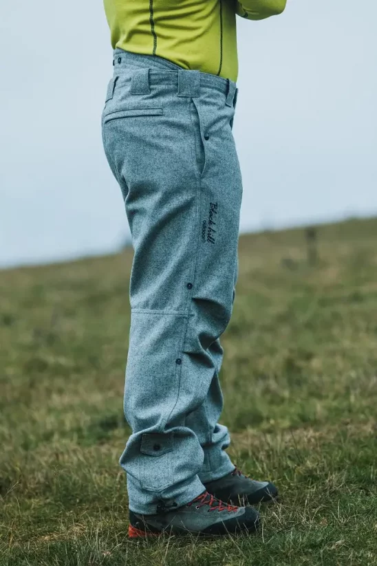 Pánske merino nohavice SHERPA II sivé - Veľkosť: L