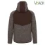 Men’s merino jacket Svalbard Brown - Size: XXL