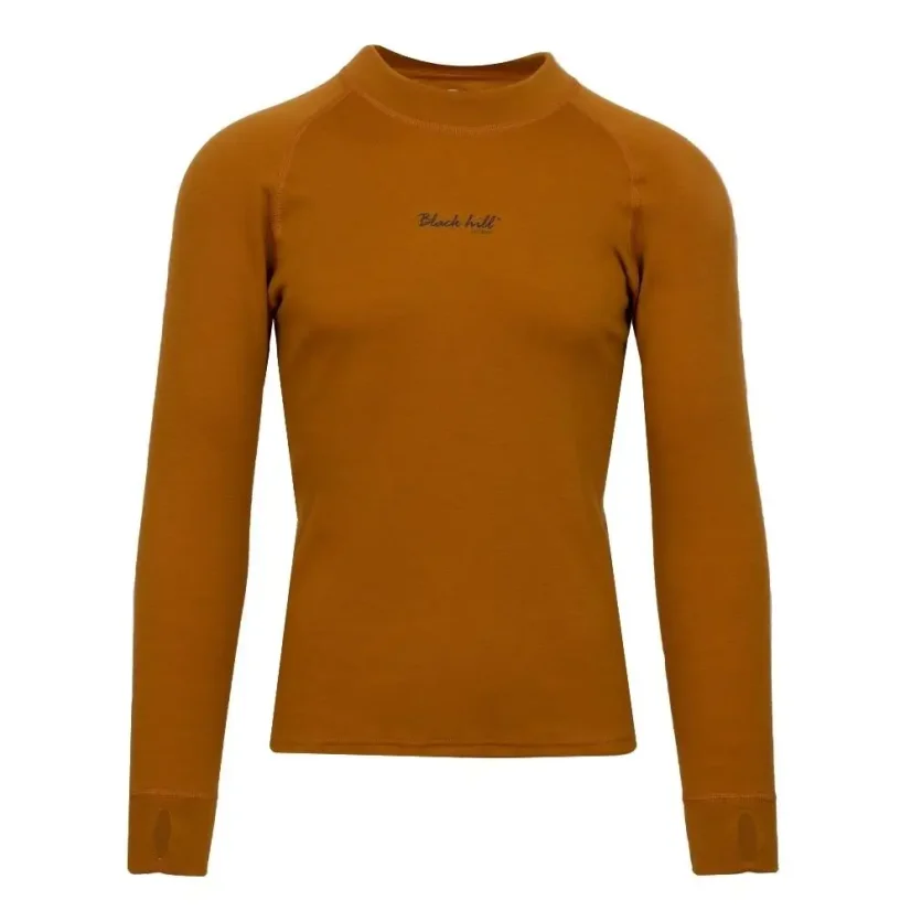 Pánske merino tričko DR WP250 - horčicové