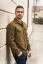 Pánska merino košeľa Trapper zelená khaki - dlhý rukáv - Veľkosť: XXL