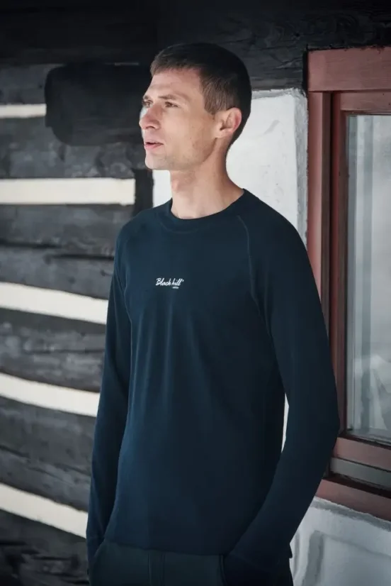 Pánské merino triko DR WP250 - namořnicka modrá