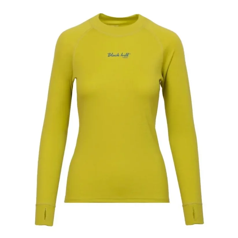 Dámske merino tričko DR WP260 - žlté - Veľkosť: XL