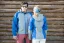 Ladies merino jacket Milica Blue/Gray