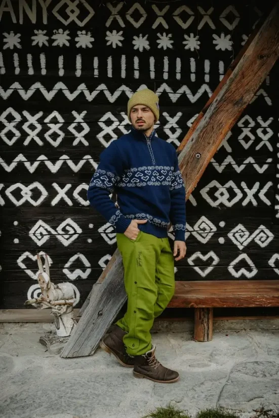 Pánske merino nohavice SHERPA II zelené