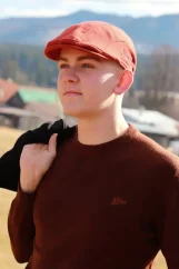 Pánský merino svetr DALI - hnědý