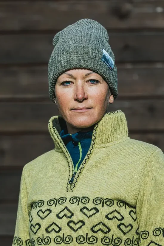 Merino čiapka Arctic II - hnedá