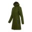 Ladies merino coat Slavena Green